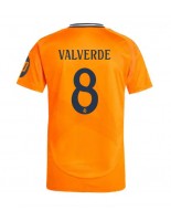 Real Madrid Federico Valverde #8 Bortedrakt 2024-25 Korte ermer